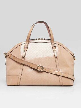 Gucci Pink Microguccissima Patent Leather Nice Top Handle Bag